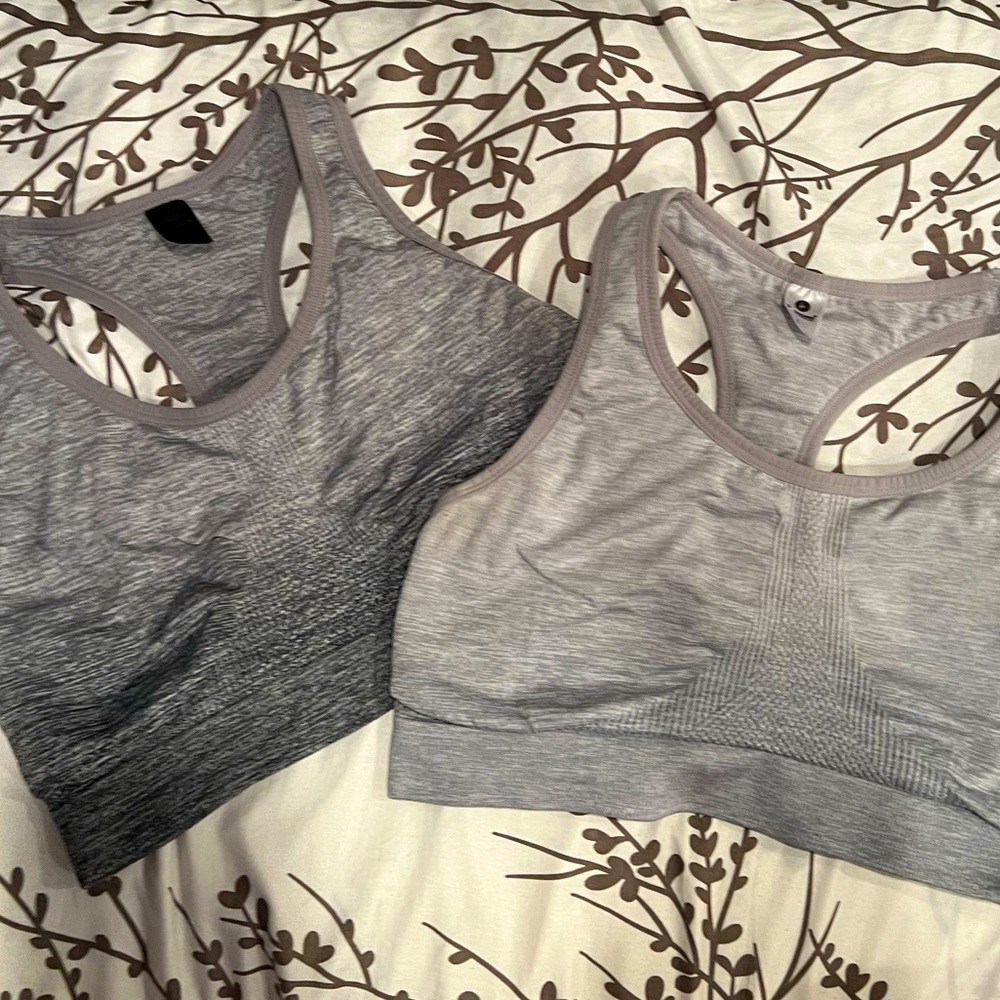 Two Size Large Racerback Sport Bras